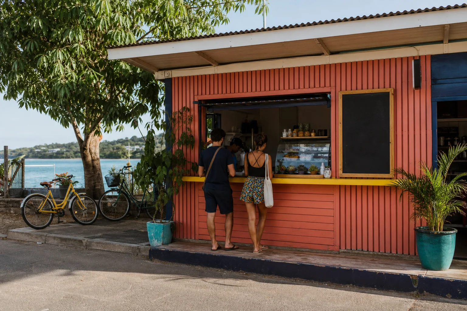 Façade du Snack Lagon